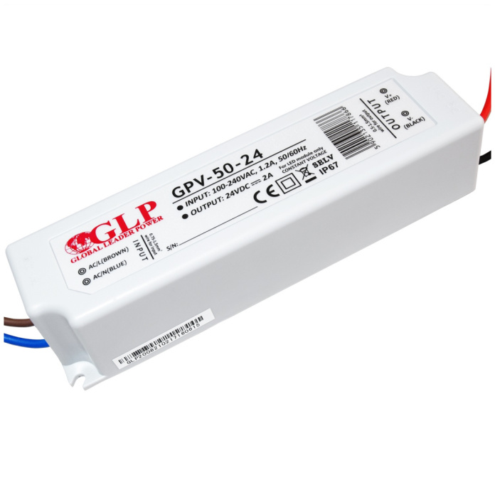Zasilacz LED 24V 48W hermetyczny GPV-50-24